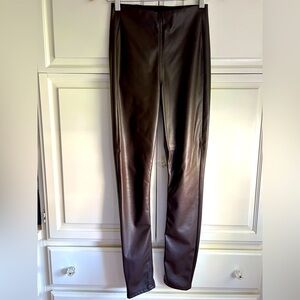 🤎Rag & Bone Nina High-Rise Faux Leather Skinny Pants Brown 🤎 XS